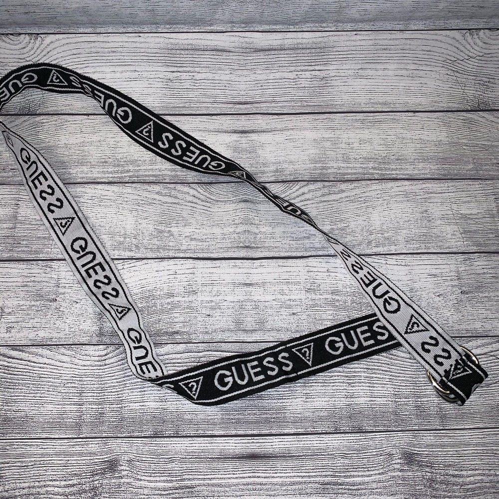 Guess Belt- Black/White